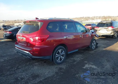 2020 Nissan Pathfinder Sv 4Wd из США, поврежденный, VIN 5N1DR2BM7LC637792
